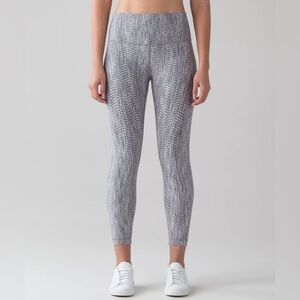 Lululemon wunder under hi rise tight crop 21” size 12